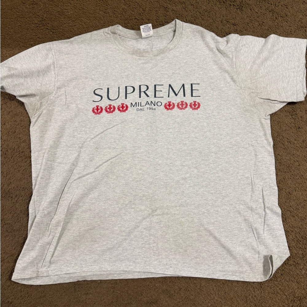 Supreme Light Gray Milano Tee